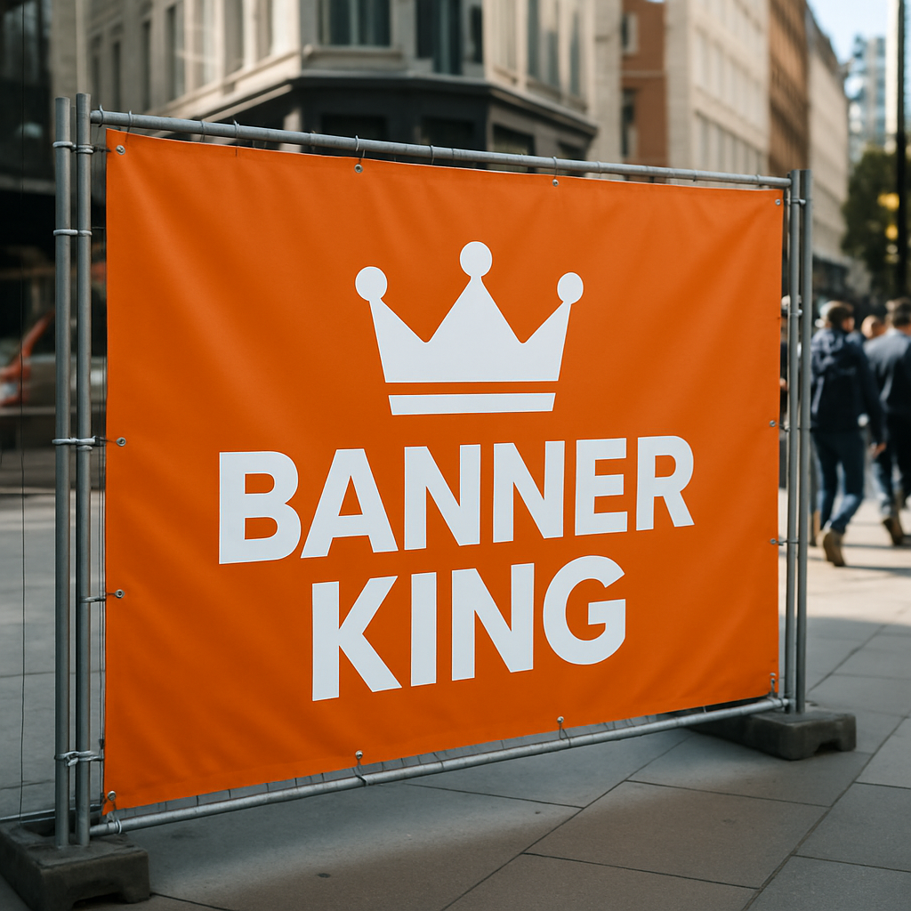 Bauzaunbanner von Banner King – Effektive Werbung für jedes Projekt